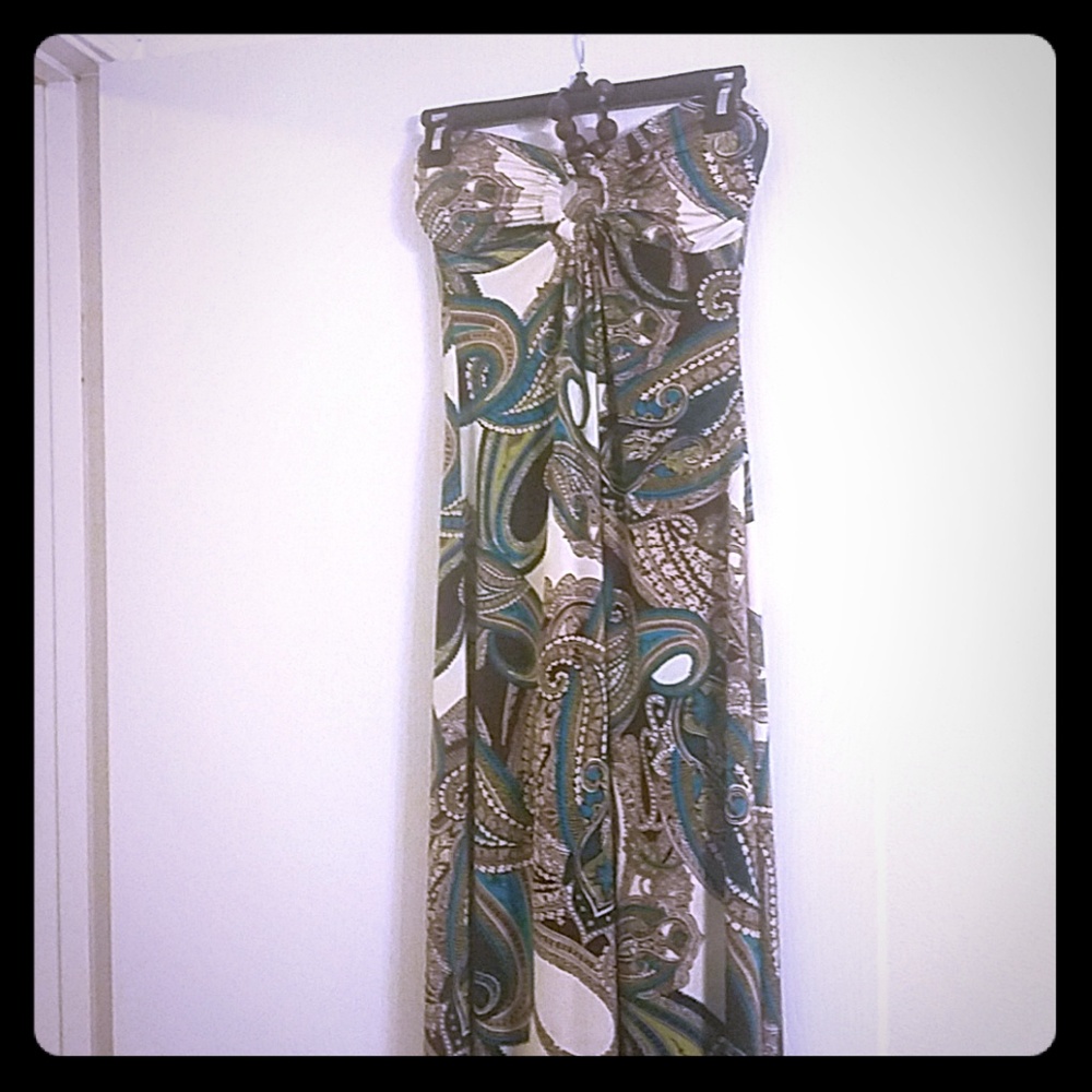 Halter maxi dress